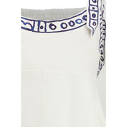 Alemais White Linen Casual Dress