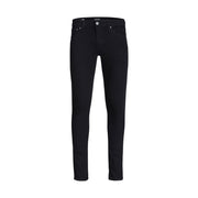 Jack Jones Black Cotton Skinny Jeans