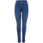 Only Light Blue Cotton Skinny Jeans