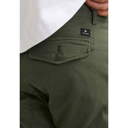 Jack Jones Green Cotton Skinny Pants