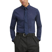 Tommy Hilfiger Jeans Blue Cotton Dress Shirt