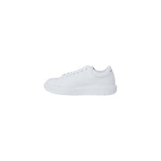 Armani Exchange White Leather Low Top Sneakers