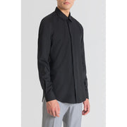 Antony Morato Black Cotton Dress Shirt