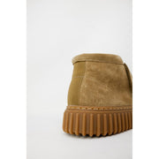 Clarks Beige Leather Ankle Boots