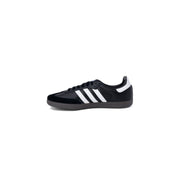 Adidas Originals Black Leather Low Top Sneakers