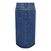 Only Blue Cotton Long Skirt