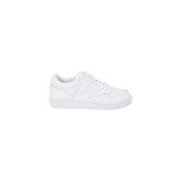 New Balance White Leather Athletic Sneakers