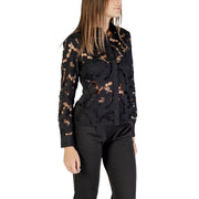 Morgan De Toi Black Polyester Blouse