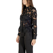 Morgan De Toi Black Polyester Blouse