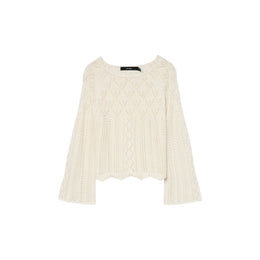 Vero Moda Beige Cotton Sweatshirt
