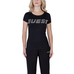 Guess Active Black Cotton T-Shirt
