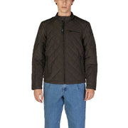Replay Green Polyamide Biker Jacket