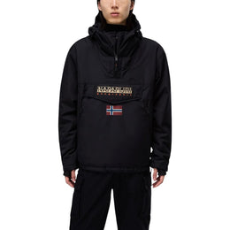 Napapijri Black Polyester Full-Length Jacket