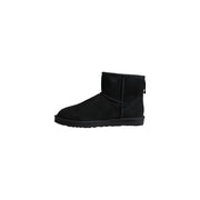 UGG Black Suede Leather Ankle Boots
