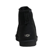 UGG Black Suede Leather Ankle Boots