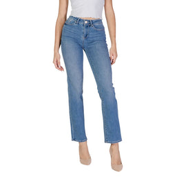 Vero Moda Light Blue Cotton Mom Jeans