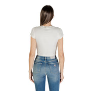 Calvin Klein Jeans Cream Cotton T-Shirt