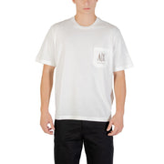 Armani Exchange Cream Cotton T-Shirt