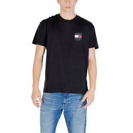 Tommy Hilfiger Jeans Black Recycled Cotton T-Shirt