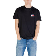 Tommy Hilfiger Jeans Black Recycled Cotton T-Shirt