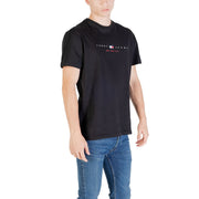 Tommy Hilfiger Jeans Black Recycled Cotton T-Shirt