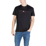Tommy Hilfiger Jeans Black Recycled Cotton T-Shirt