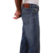 Calvin Klein Jeans Blue Cotton Relaxed Fit Jeans