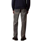 Calvin Klein Jeans Beige Cotton Relaxed Fit Jeans