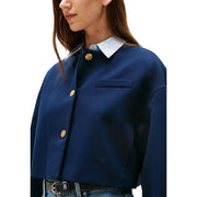 Tommy Hilfiger Blue Viscose Blazer