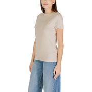 Guess Active Beige Cotton T-Shirt