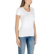 Guess White Cotton T-Shirt