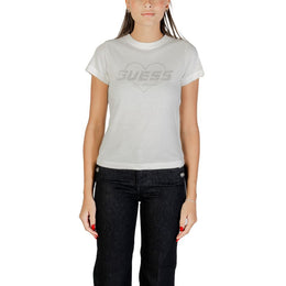 Guess Active White Cotton T-Shirt