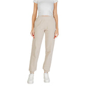 Guess Active Beige Cotton Joggers (Workout Pants)
