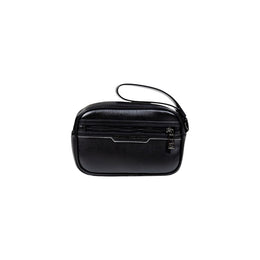 Armani Exchange Black Polyester Clutch Bag