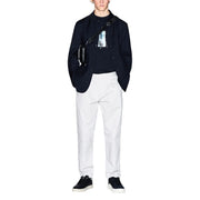 Armani Exchange Black Polyester Blazer