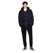 Armani Exchange Black Cotton Joggers (Workout Pants)