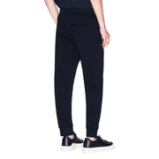 Armani Exchange Blue Cotton Joggers (Workout Pants)