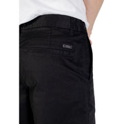 Armani Exchange Black Cotton Skinny Pants