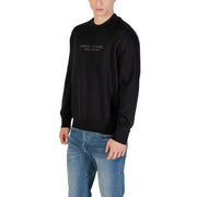 Armani Exchange Black Cotton Sweatshirt