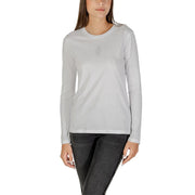 Armani Exchange White Cotton Long Sleeve T-Shirt