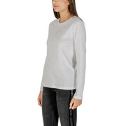 Armani Exchange White Cotton Long Sleeve T-Shirt