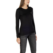 Armani Exchange Black Cotton T-Shirt