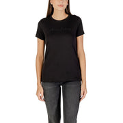 Armani Exchange Black Cotton T-Shirt