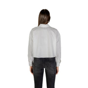 Armani Exchange White Cotton Blouse