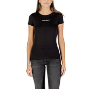 Armani Exchange Black Cotton T-Shirt