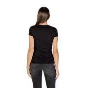 Armani Exchange Black Cotton T-Shirt