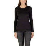 Armani Exchange Black Cotton Long Sleeve T-Shirt