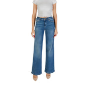 Liu Jo Blue Cotton Bootcut Jeans