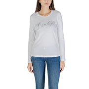 Liu Jo Bicolor Cotton Long Sleeve T-Shirt