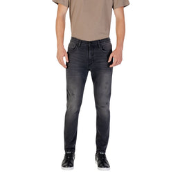 Antony Morato Black Cotton Relaxed Fit Jeans